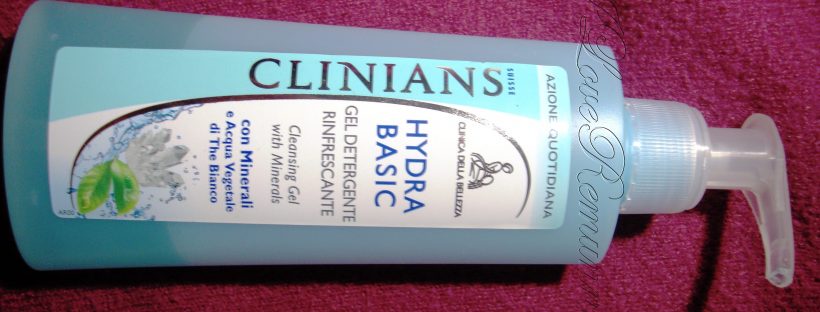 Clinians-hydra-basic-gel-detergente-minerali-the-bianco-inci-opinione-recensione