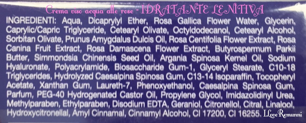 Inci-Crema-acqua-alle-rose-roberts-opinione-idratante-lenitiva