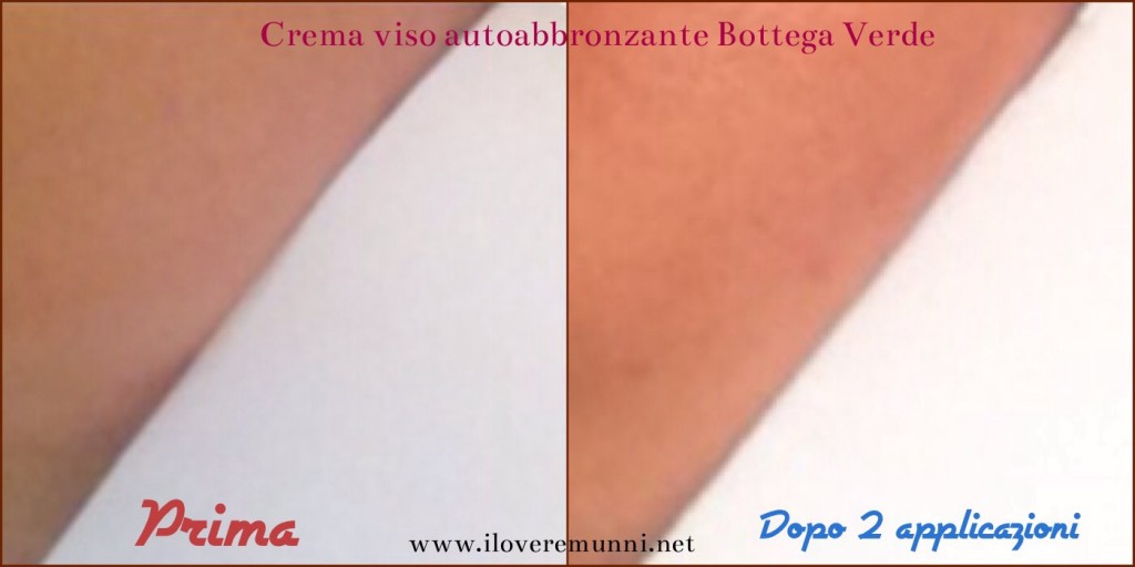 Bottega-verde-autoabbronzante-viso-inci-recensione-opinione