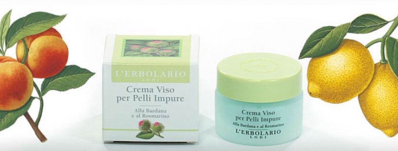 Erbolario-crema-viso-bardana-rosmarino-pelli-impure-inci-opinione-recensione