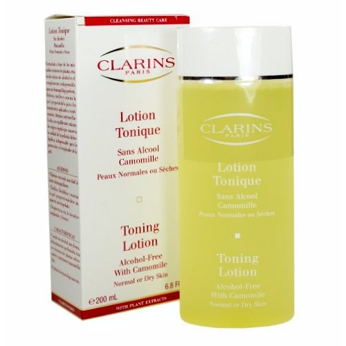 Clarins-lotion-tonique-camomille-tonico-camomilla-senza-alcool-opinione-recensione-inci