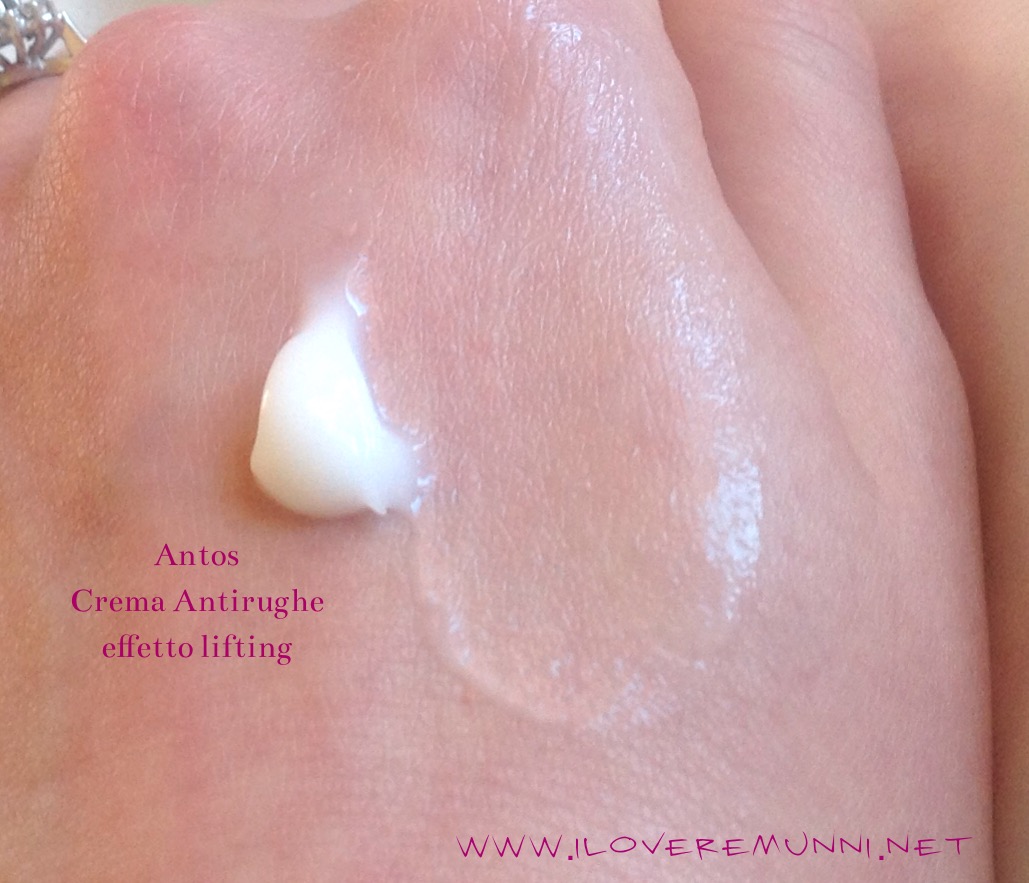 Antos-crema-antirughe-effetto-lifting-inci-opinione-recensione