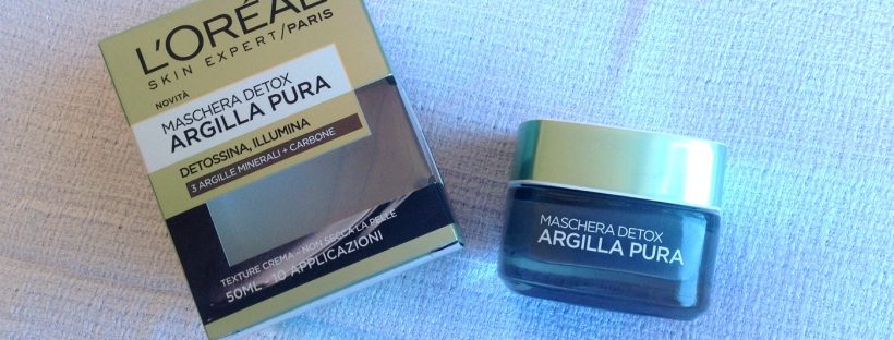 L'oreal-maschera-detox-argilla-pura-inci-opinione-recensione