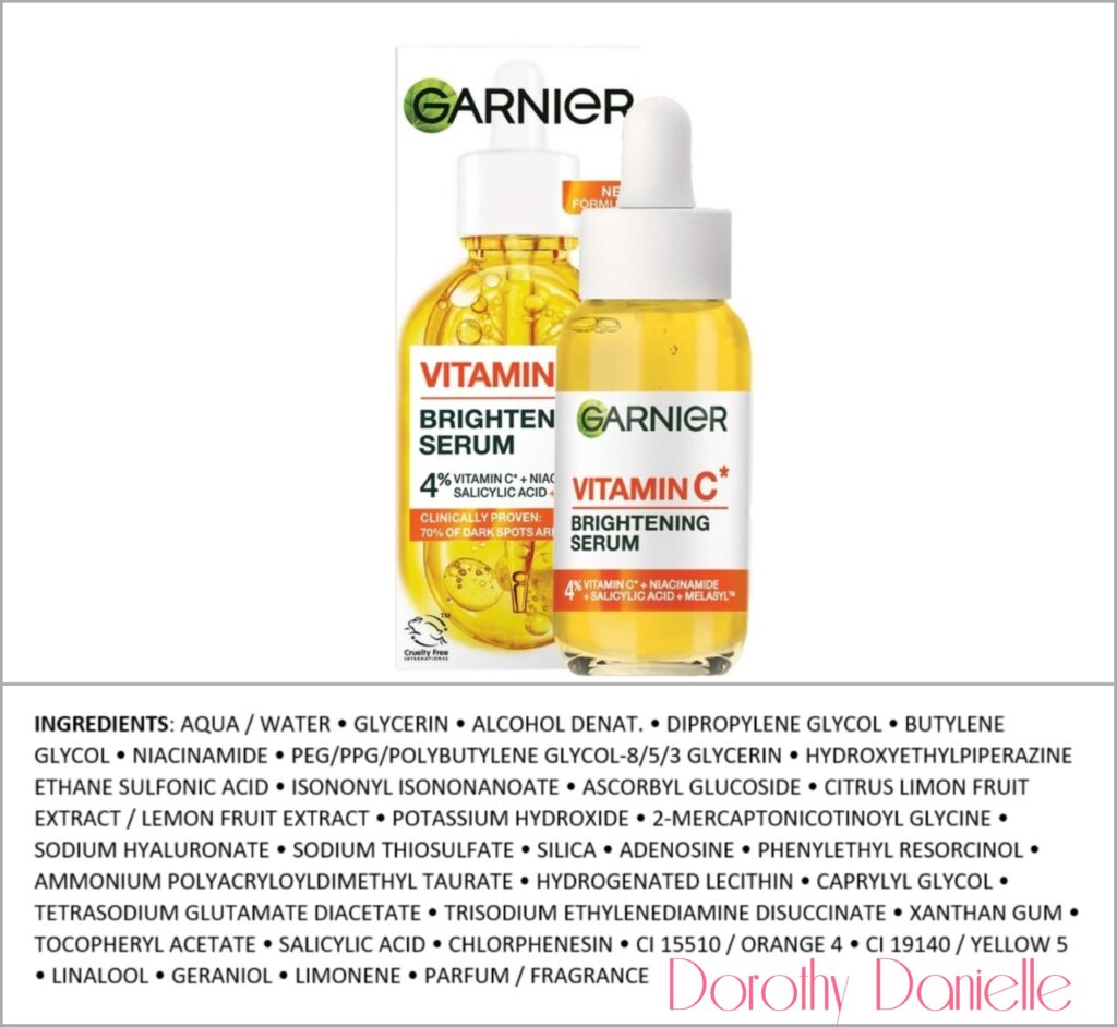 garnier-siero-vitamina-c-anti-macchie-opinione-recensione-inci