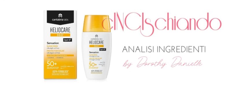 heliocare 360 sensation spf 50 opinione inci recensione